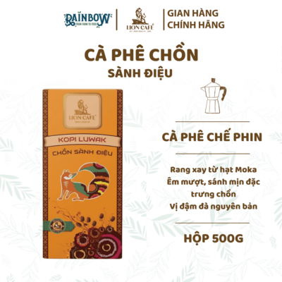 cà phê Chồn Sành Điệu LION CAFE 500g