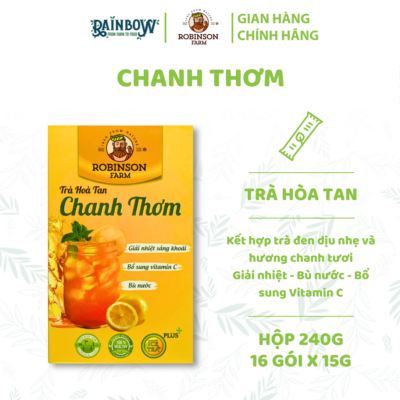 trà hòa tan chanh thơm ROBINSON FARM 240g